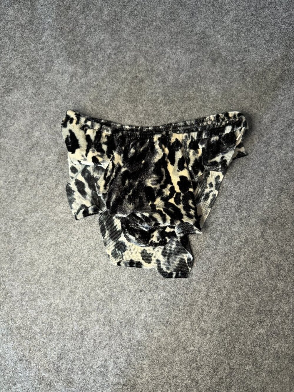 Men’s Tarzan Leopard Print Thong Costume Brief Halloween Loincloth